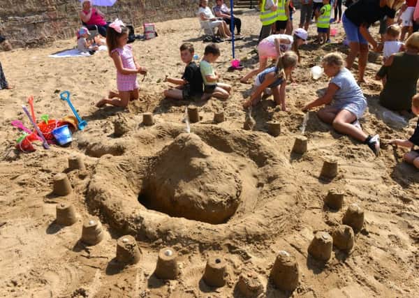 Hartlepool Carnival Sandcastle competition at Fish Sands.