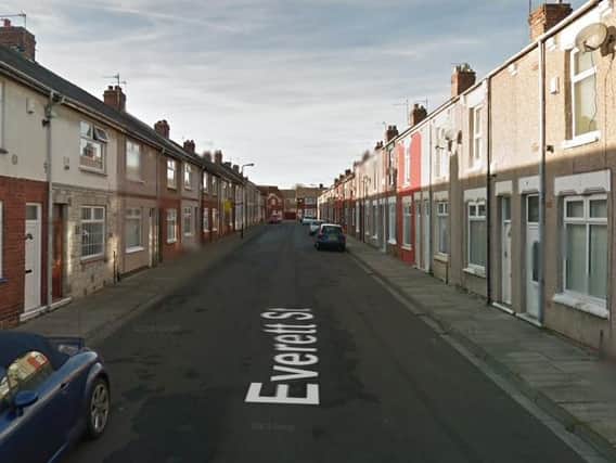 Everett Street, Hartlepool. Picture from Google Images.