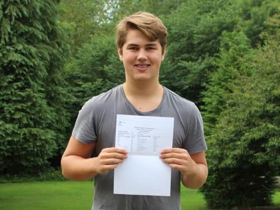 James Bell from Hartlepool has achieved a top-grade maths A-level two years early.