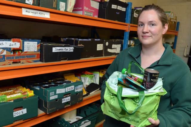 Hartlepool's Food Bank co-ordinator Abi Knowles is need of more donations