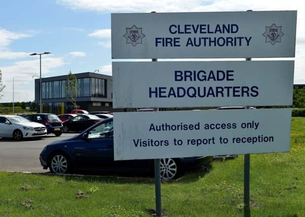 Cleveland Fire Brigade's premises in Hartlepool.