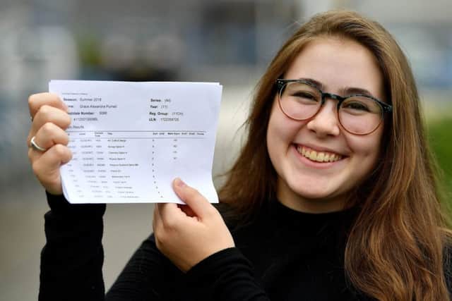 Grace Puenell who gained eight 9* GCSE at St Hild's Church of England School.