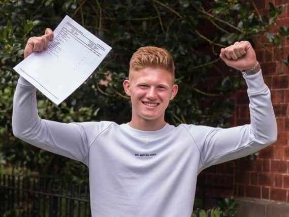 Hartlepool United Academy prospect Joshua Scott has been awarded a two-year scholarship to study maths and a BTEC in sport at East Durham College.