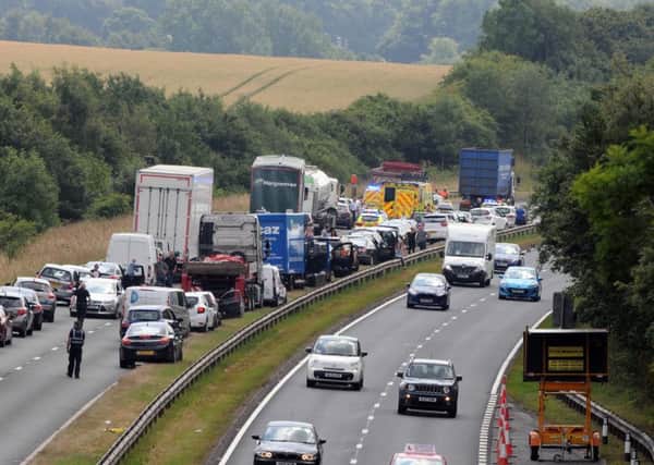 The A19 was closed for several hours on July 19 this year after a diesel spillage on the  southbound carriageway near Durham Road following a collision.