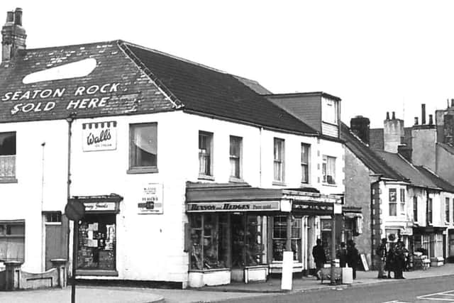 Some of the shops on The Front in the '70s. Photos courtesy of the Reference Library and the Douglas Ferriday collection.