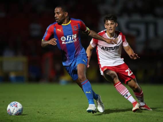 Jason Puncheon playing for Crystal Palace.