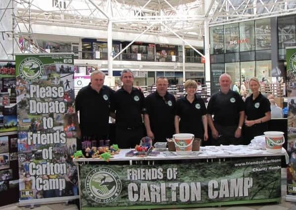 The Friends of Carlton Camp in Middleton Grange shopping centre