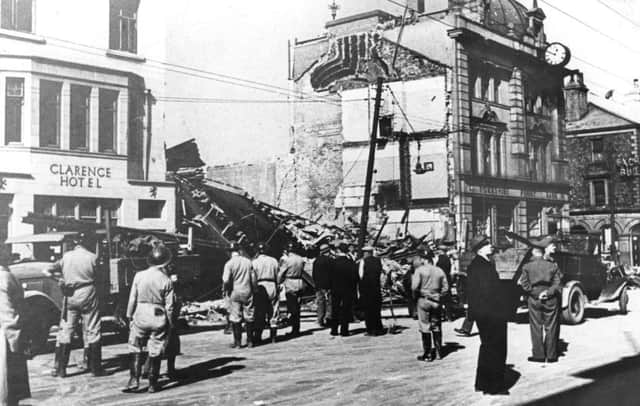 The bombardment of Church Street in 1940.