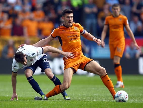 Danny Batth playing for Wolves.