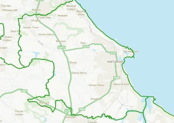 The new constituency boundary