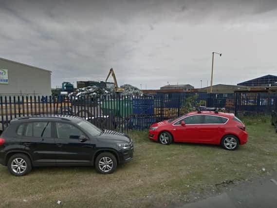 Firefighters were called to a blaze at EMR scrap yard in Hartlepool.
Image by Google Maps.
