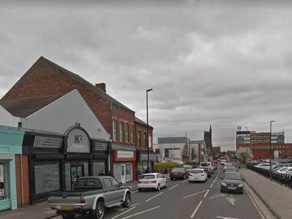 The collision happened on Park Road in Hartlepool. Image copyright Google Maps.