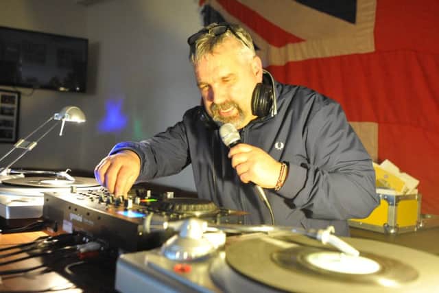 DJ Taffy Turner spinning some classic Northern Soul at Hartlepool Music Weekender.