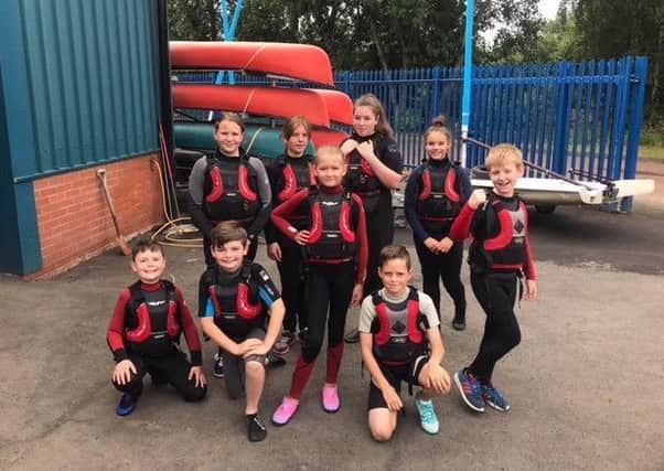 Members of Hartlepool Sea Cadets ready for fun on the water.