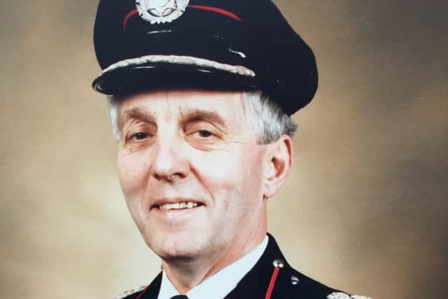 Former Cleveland Chief Fire Officer Eric Priest who has died aged 82.