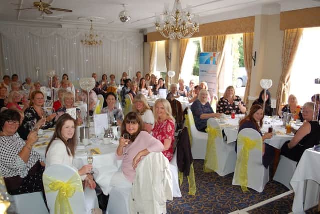 Guests at the Afternoon Tea and Fashion Show for Alice House Hospice.
