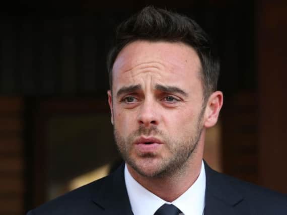 Ant McPartlin crashed his Mini while over twice the drink-drive limit. Pic: Jonathan Brady/PA Wire.
