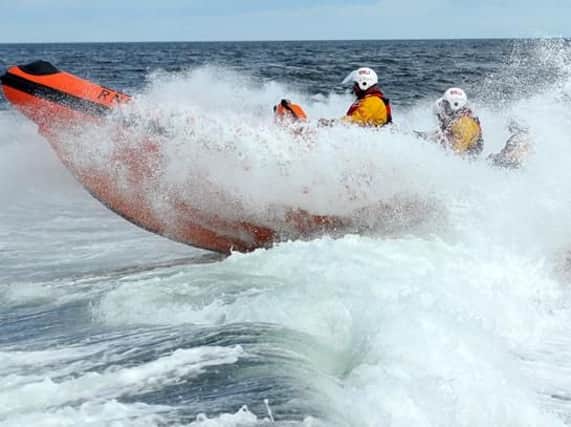 Hartlepool RNLI Inshore lifeboat pictured at sea recently. Photo by RNLI/Tom Collins.