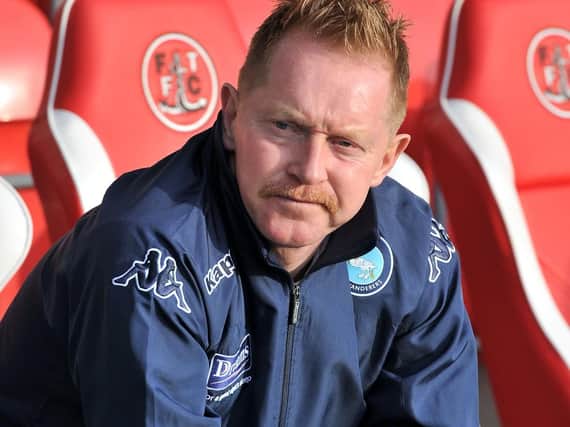 Aldershot manager Gary Waddock during his time at Wycombe.