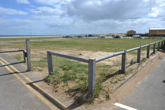 The old fairground site at Seaton Carew, set to become new car park.