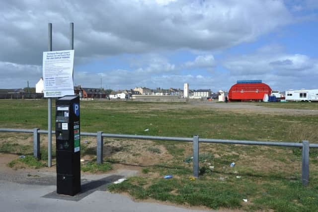 The old fairground site at Seaton Carew, set to become new car park.