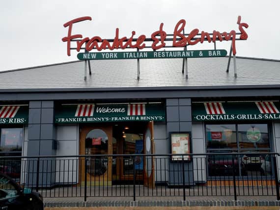 The Hartlepool branch of Frankie and Benny's has ceased trading.