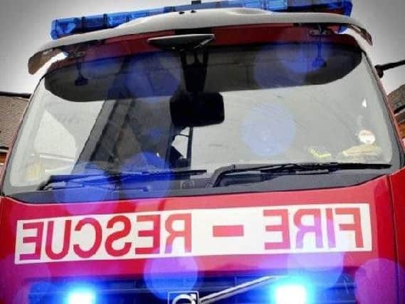 Firefighters were called to a shed blaze in Seaton Carew.