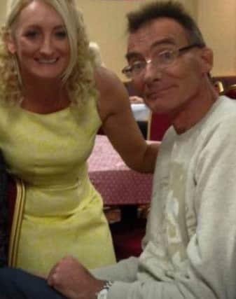 Leanne Collins with late dad Dave Collins.