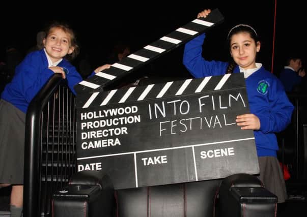 Pupils ready for action with the national Film Festival.
