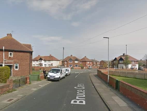 Bruce Crescent in Hartlepool. Copyright Google Maps.