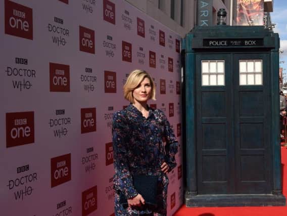 New Doctor Who Jodie Whitaker at a preview screening of her first episode.