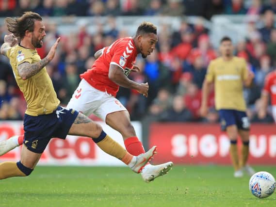 Britt Assombalonga missed a big chance for Middlesbrough