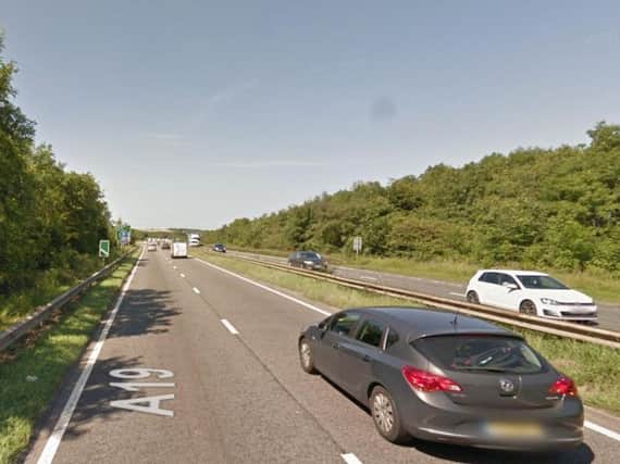 The A19 northbound. Copyright Google Maps.