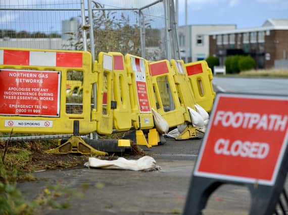 Around a week's worth of gas works are taking place on Hartlepool's Oakesway Industrial Estate.