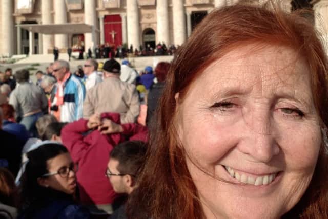 Clare Dixon, from Hartleool, who works for CAFOD in Rome for the canonisation of Oscar Romero.