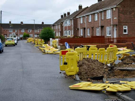 Roadworks are starting in Hartlepool's Dowson Road.