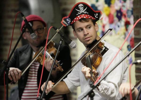Pirate musicians performing at last year's Hartlepool Folk Festival. Picture by Andrew Dorrian.