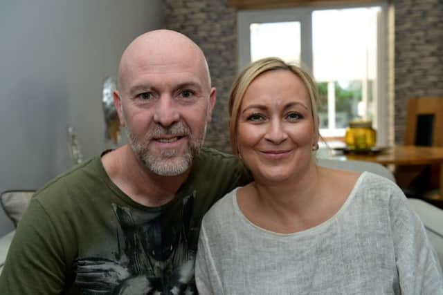 Martin (47) and Louise Scott (48). Picture by FRANK REID