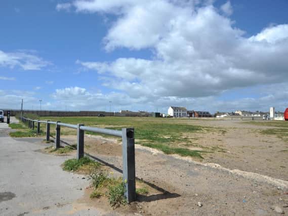 The site of the proposed car park on Seaton Carew's old fair ground.