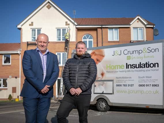Hartlepool homes will be warmer and cheaper to heat thanks to a  joint initiative between Hartlepool Borough Council and home insulation company
J&J Crump & Sons Ltd.