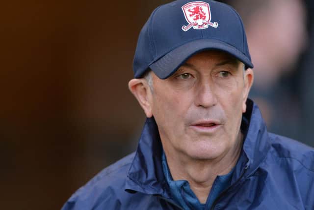 Middlesbrough manager Tony Pulis