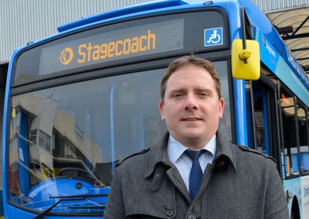 Nathan Stanislawski, operations manager at Stagecoach North Easts Hartlepool depot.