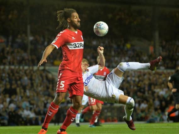 Middlesbrough right-back Ryan Shotton is set for a spell on the sidelines
