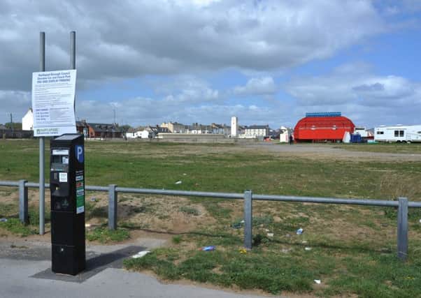 The old fairground site at Seaton Carew, which is set to become a new car park.