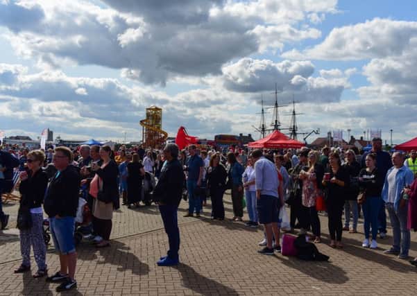 The Waterfront Festival at Jackson's Landing, Hartlepool, last year