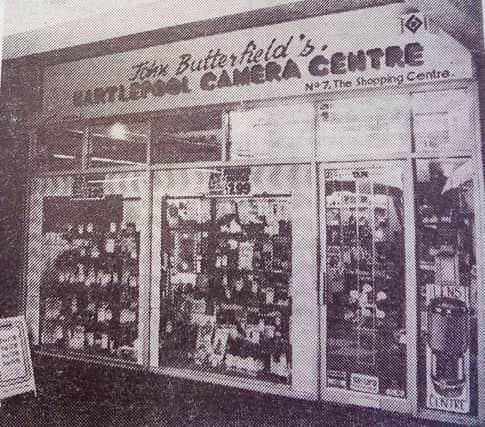 The Hartlepool Camera Centre in 1982.