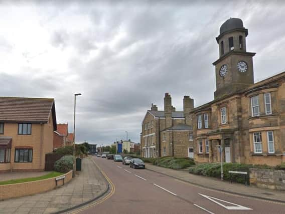 The incident happened on Victoria Terrace in Hartlepool on Saturday. Image copyright Google Maps.