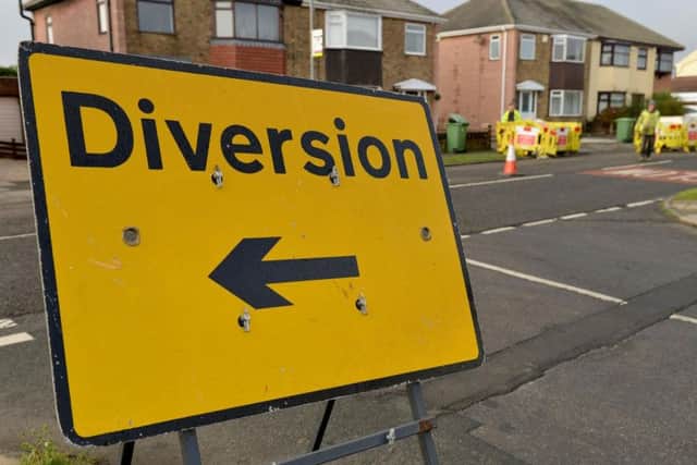 Motorists in the Truro Drive area of Hartlepool are facing delays and diversions.