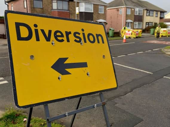 Motorists in the Truro Drive area of Hartlepool are facing delays and diversions.