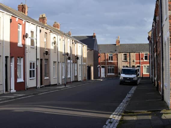 A general view of Brafferton Street, in Hartlepool, where Samantha Archer died.